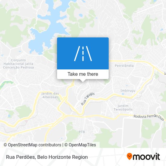 Rua Perdões map