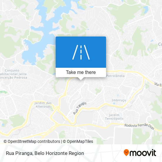 Rua Piranga map