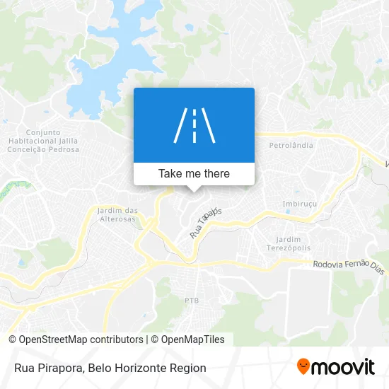 Rua Pirapora map