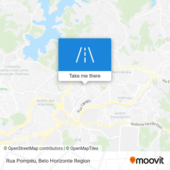 Rua Pompéu map