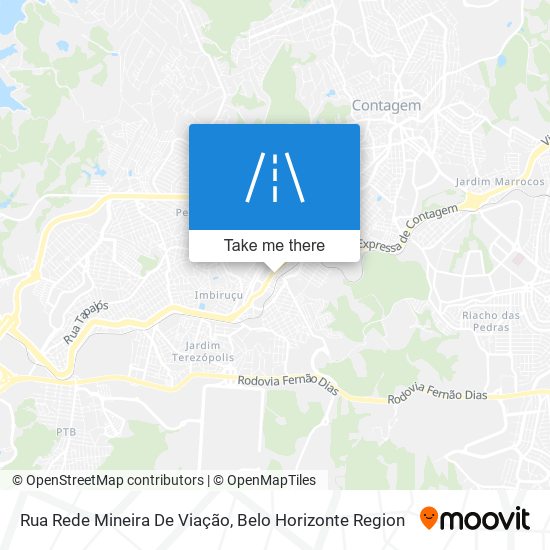 Mapa Rua Rede Mineira De Viação