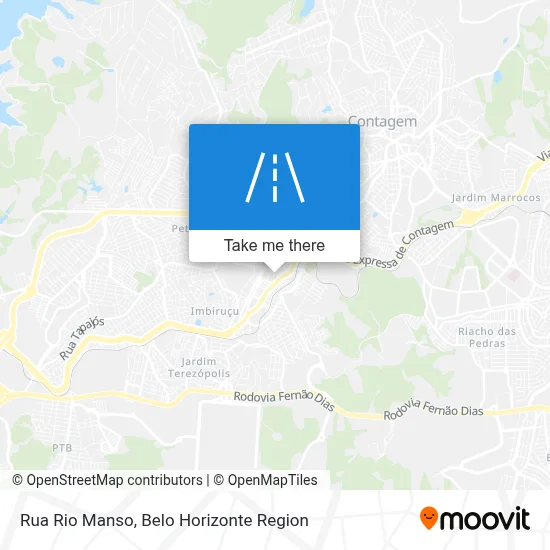 Rua Rio Manso map