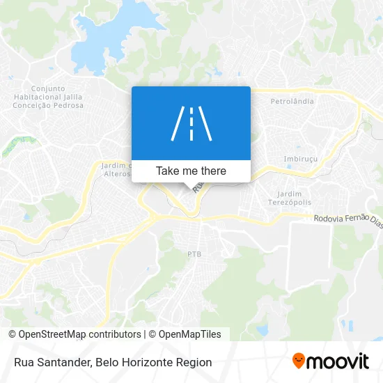 Rua Santander map