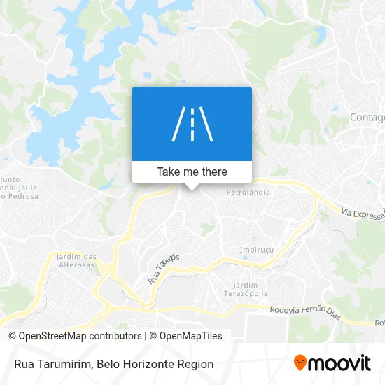 Rua Tarumirim map