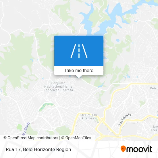 Rua 17 map