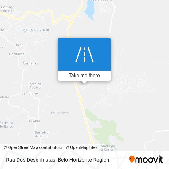 Rua Dos Desenhistas map