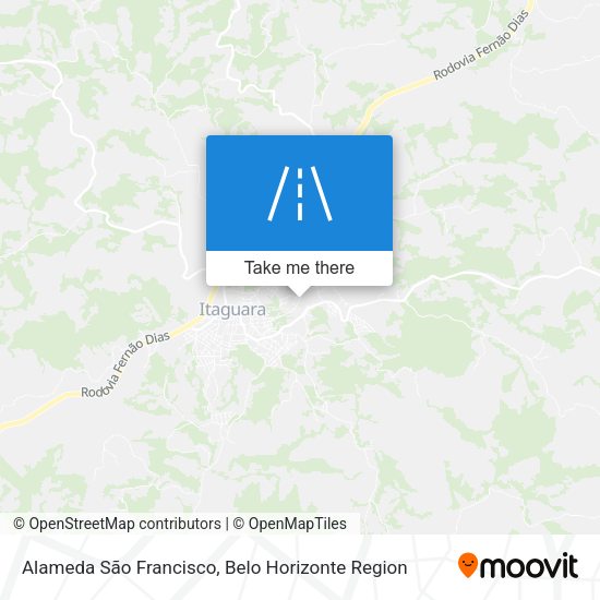 Alameda São Francisco map