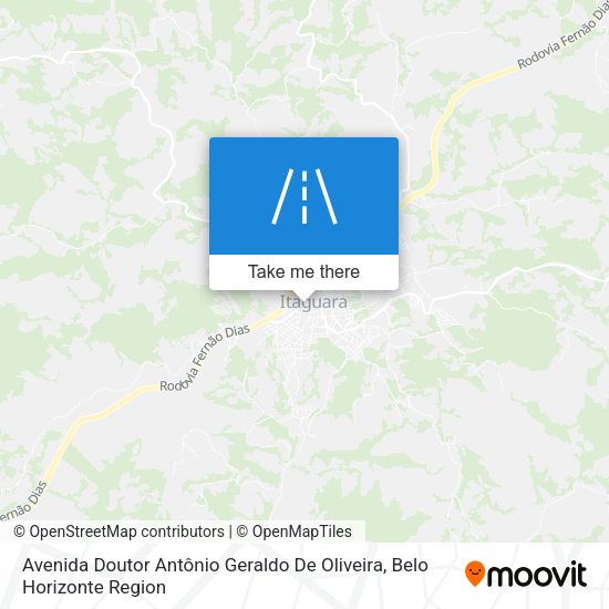 Avenida Doutor Antônio Geraldo De Oliveira map