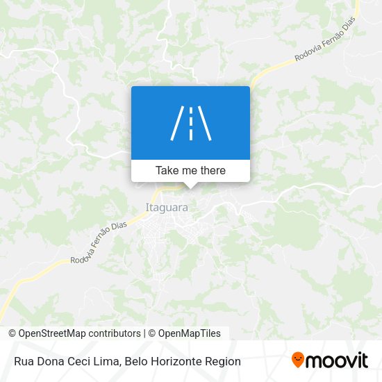 Rua Dona Ceci Lima map