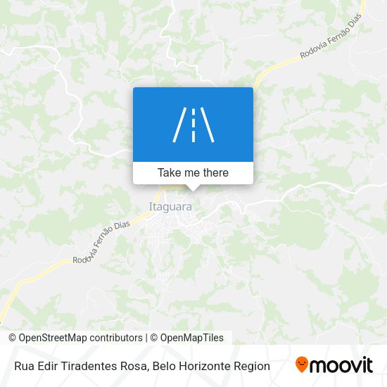 Rua Edir Tiradentes Rosa map