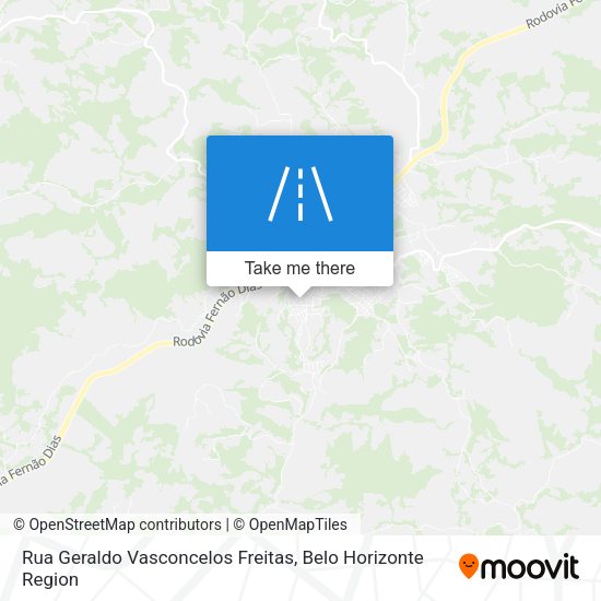 Rua Geraldo Vasconcelos Freitas map