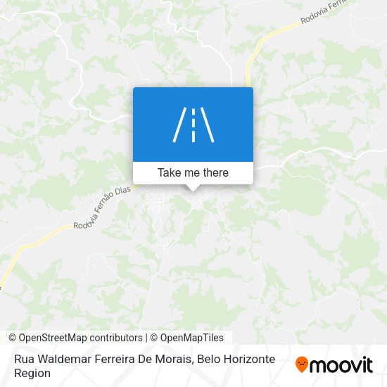 Rua Waldemar Ferreira De Morais map
