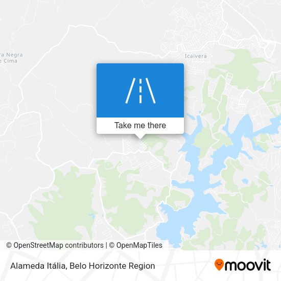 Alameda Itália map