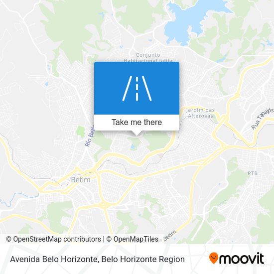 Avenida Belo Horizonte map