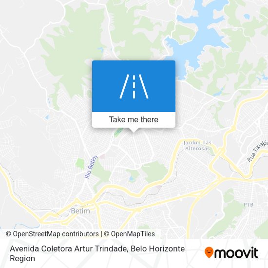 Avenida Coletora Artur Trindade map