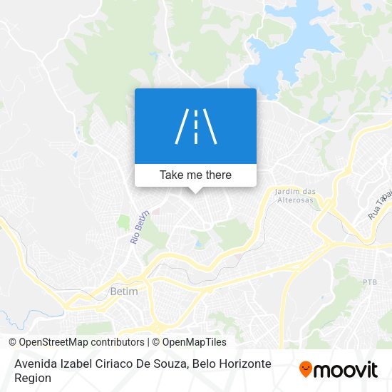 Avenida Izabel Ciriaco De Souza map