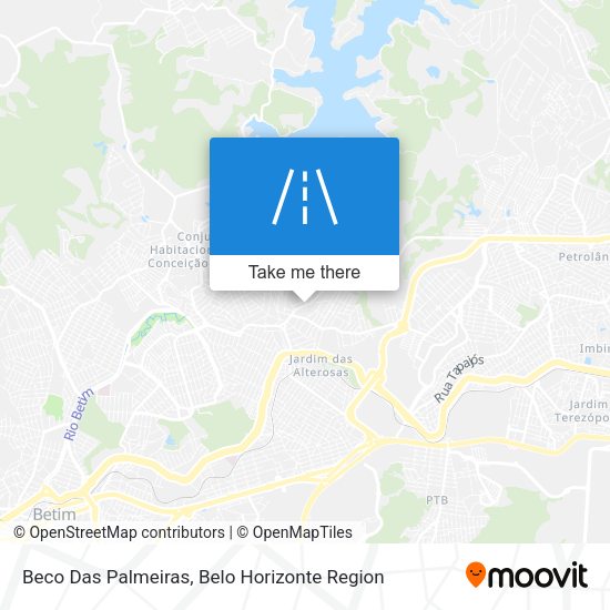 Beco Das Palmeiras map