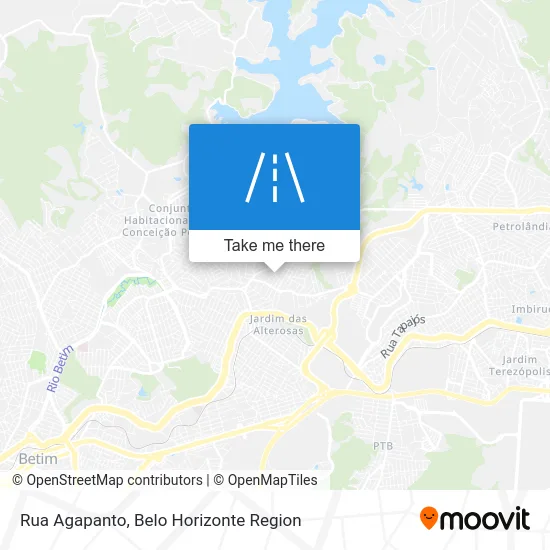 Rua Agapanto map