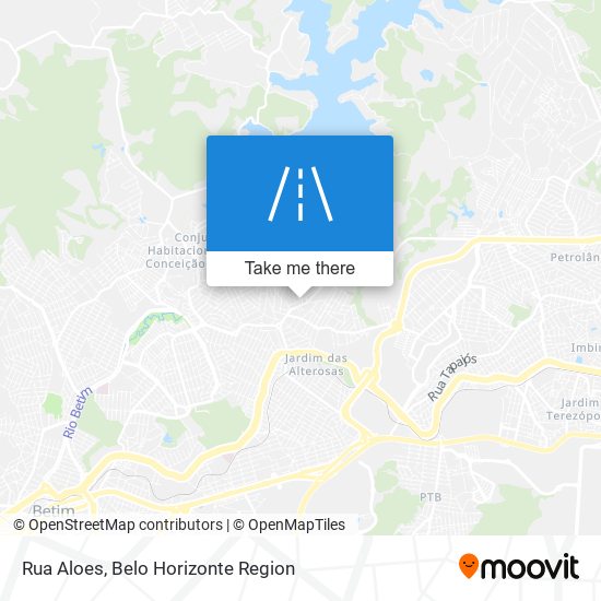 Rua Aloes map