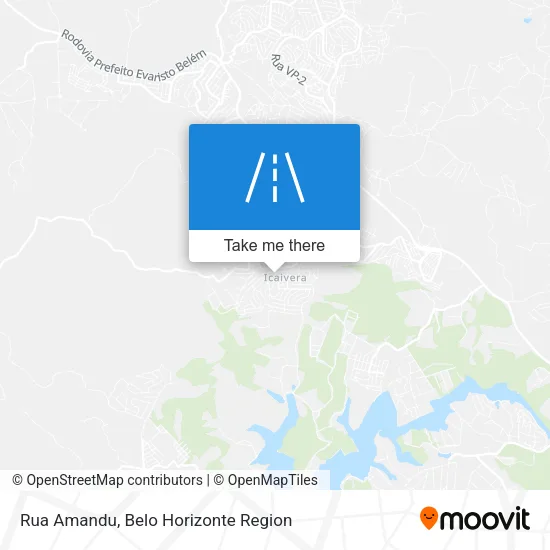 Rua Amandu map