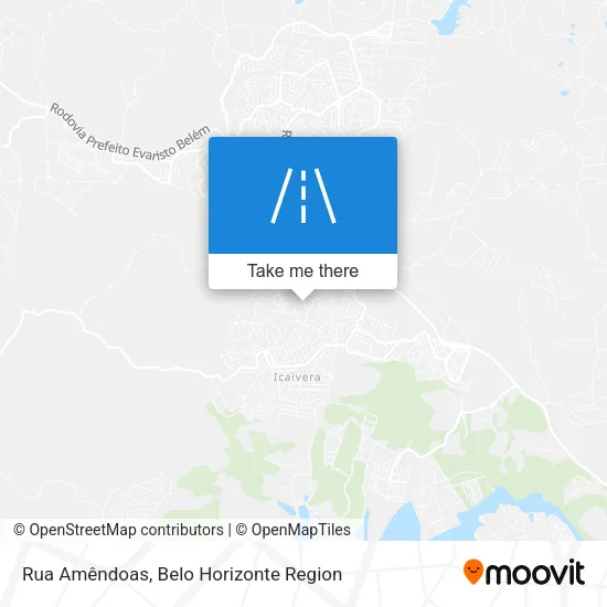Rua Amêndoas map