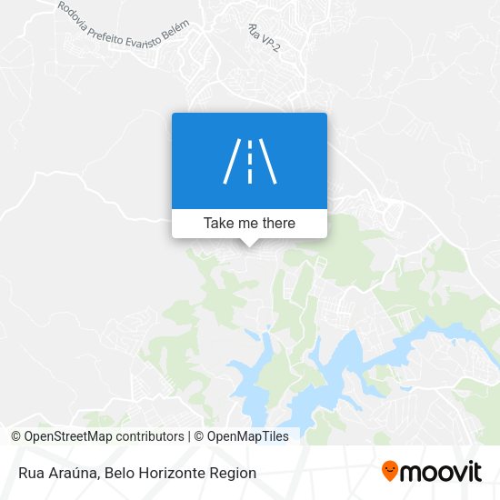 Rua Araúna map