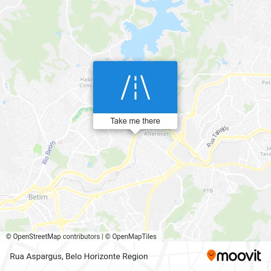 Rua Aspargus map