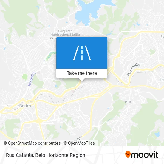 Rua Calatéa map