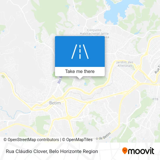 Rua Cláudio Clover map