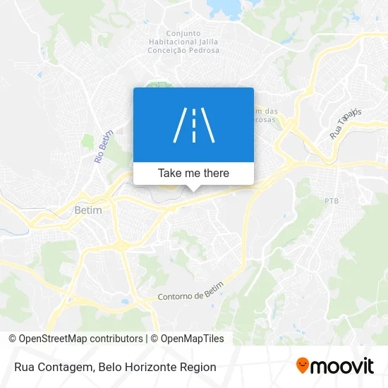 Rua Contagem map