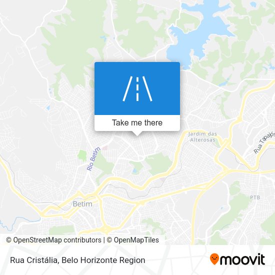 Rua Cristália map