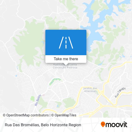 Rua Das Bromélias map