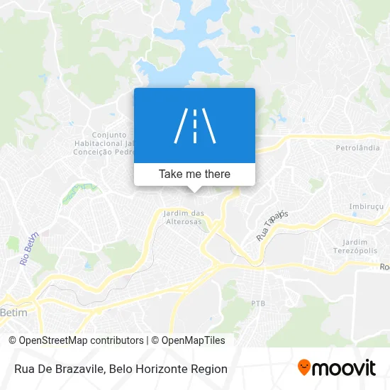 Rua De Brazavile map