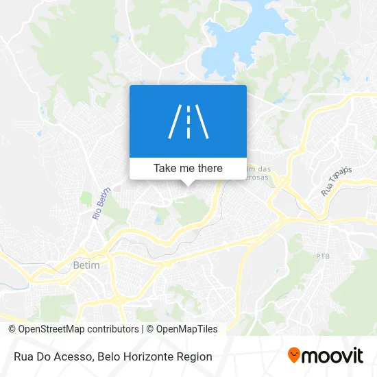 Rua Do Acesso map