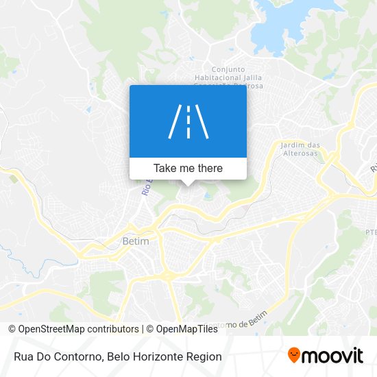 Rua Do Contorno map