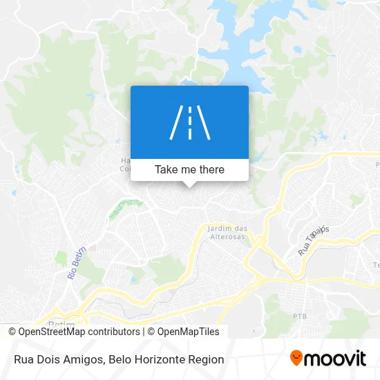 Rua Dois Amigos map