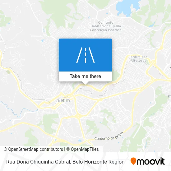 Rua Dona Chiquinha Cabral map