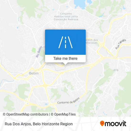 Rua Dos Anjos map