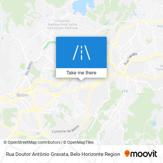 Mapa Rua Doutor Antônio Gravata