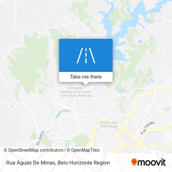 Rua Águas De Minas map