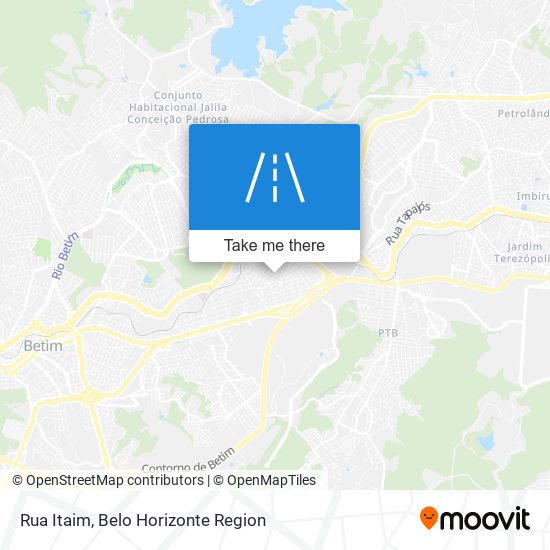 Rua Itaim map