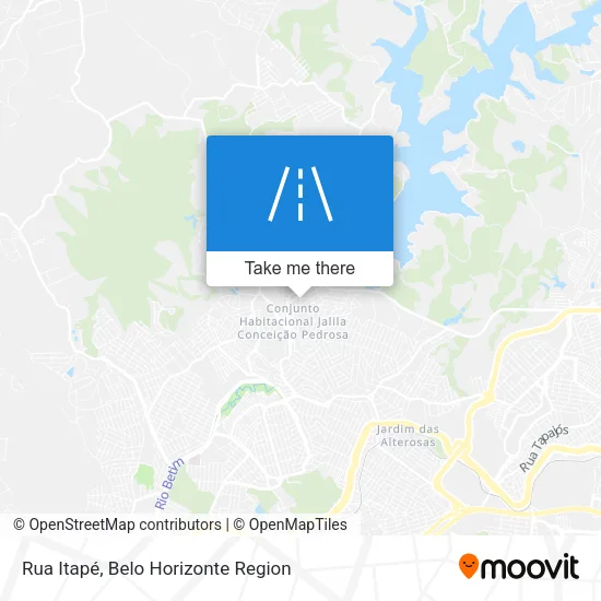 Rua Itapé map