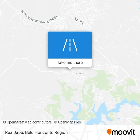 Rua Japu map