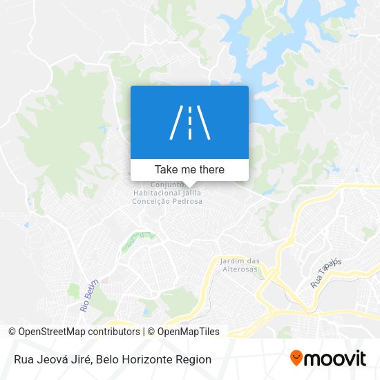 Rua Jeová Jiré map