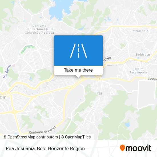 Rua Jesuânia map