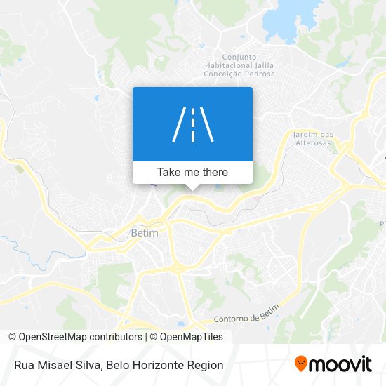 Rua Misael Silva map