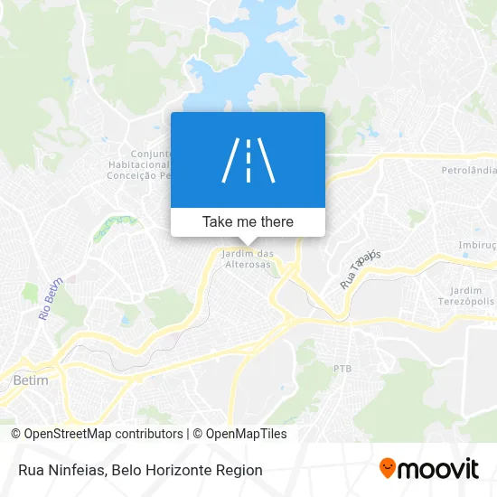 Rua Ninfeias map