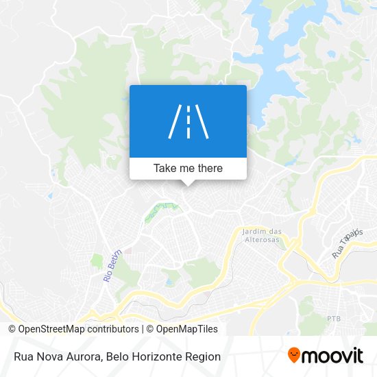 Rua Nova Aurora map