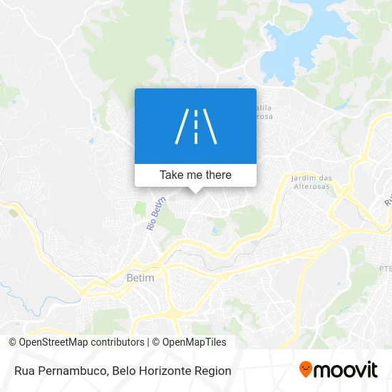 Rua Pernambuco map