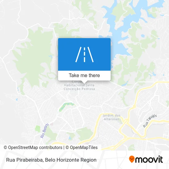 Rua Pirabeiraba map